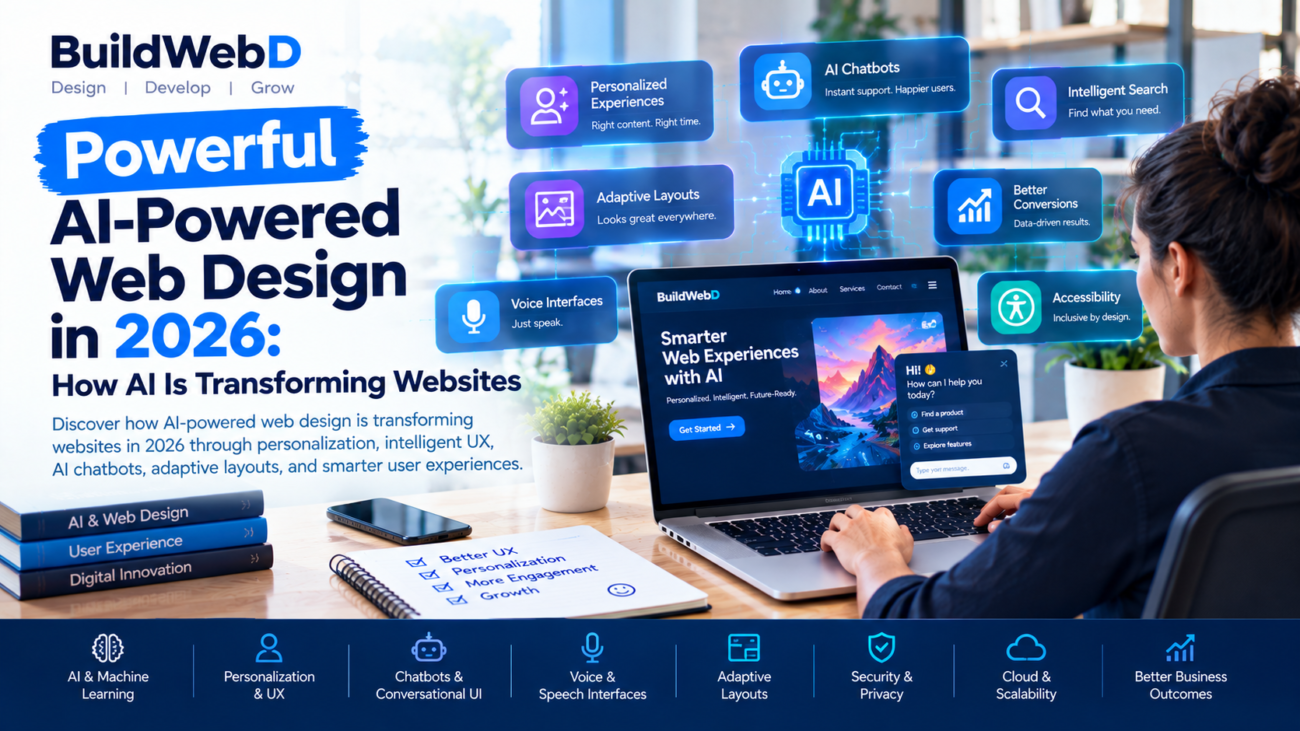 AI-powered web design