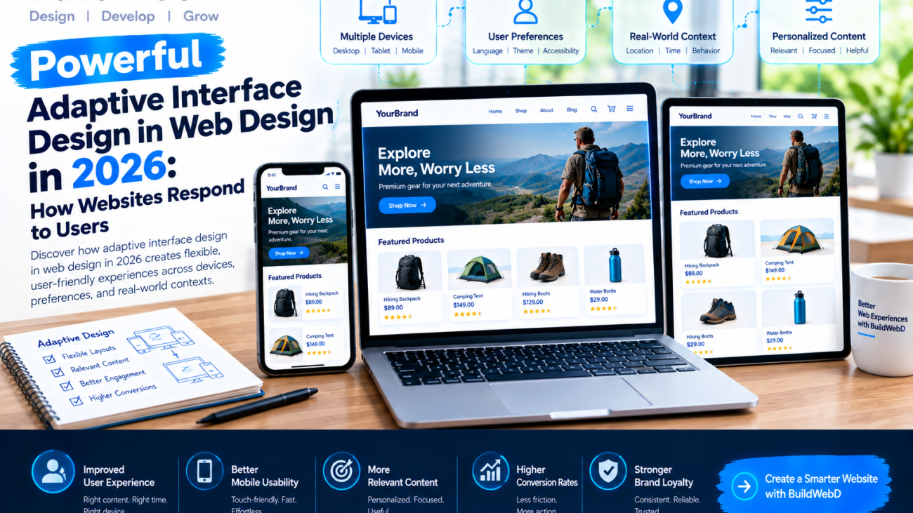 adaptive interface design in web design in 2026