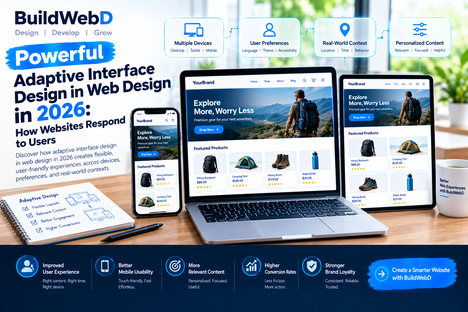 adaptive interface design in web design in 2026