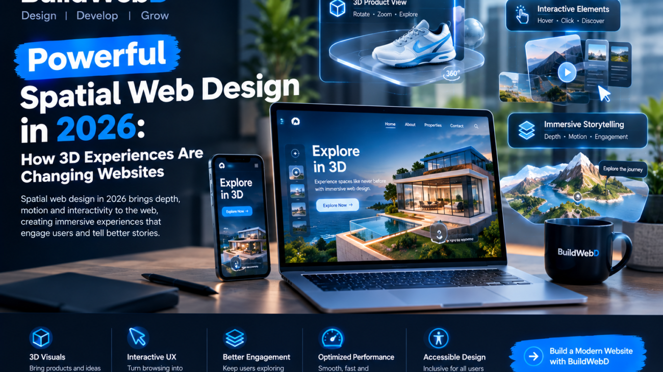 spatial web design in 2026