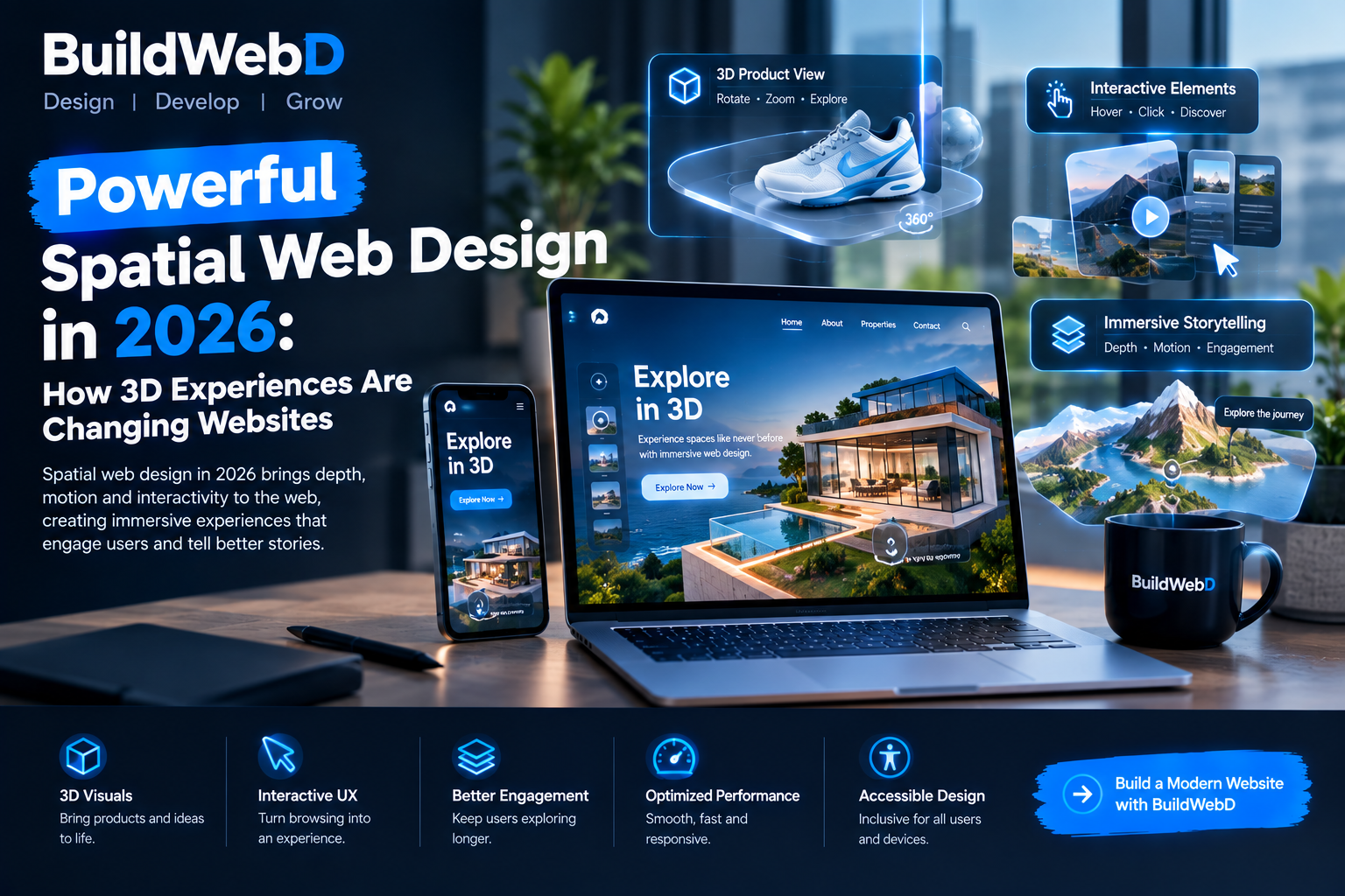 spatial web design in 2026