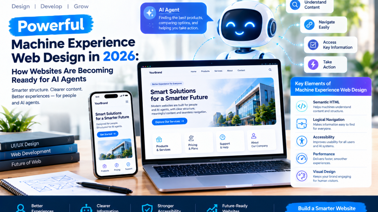 machine experience web design in 2026