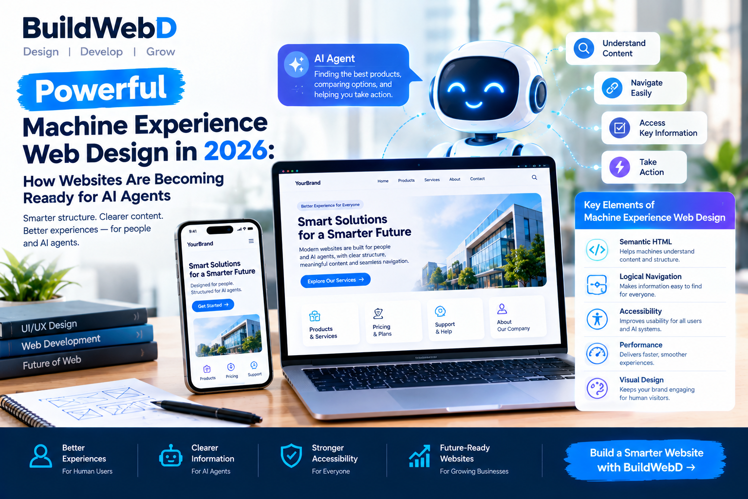 machine experience web design in 2026